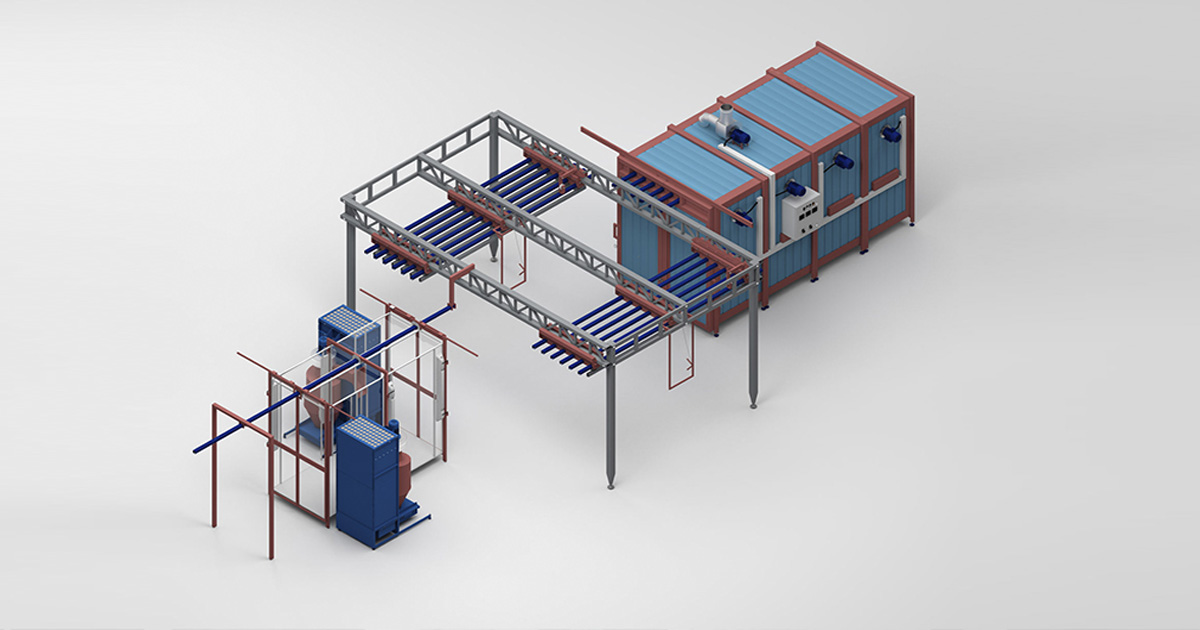 печь для порошковой окраски металла