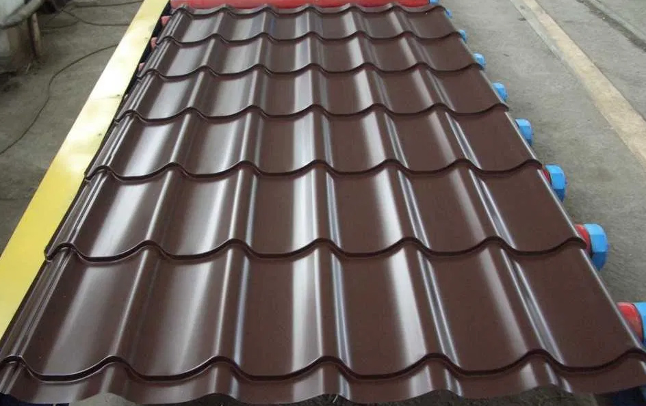 порошковая покраска металлочерепицы